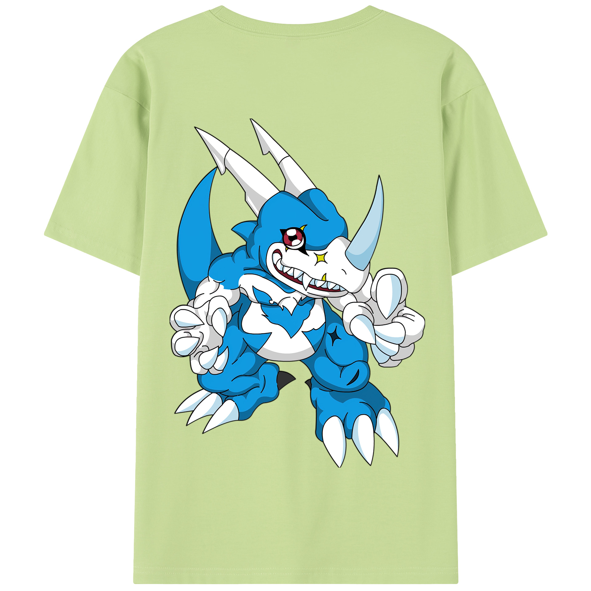 （画像用） Digimon デジタルモンスター/デジモン 綿100％半袖Tシャツ（背面プリント）